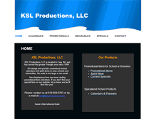 Tablet Screenshot of kslproductions.com